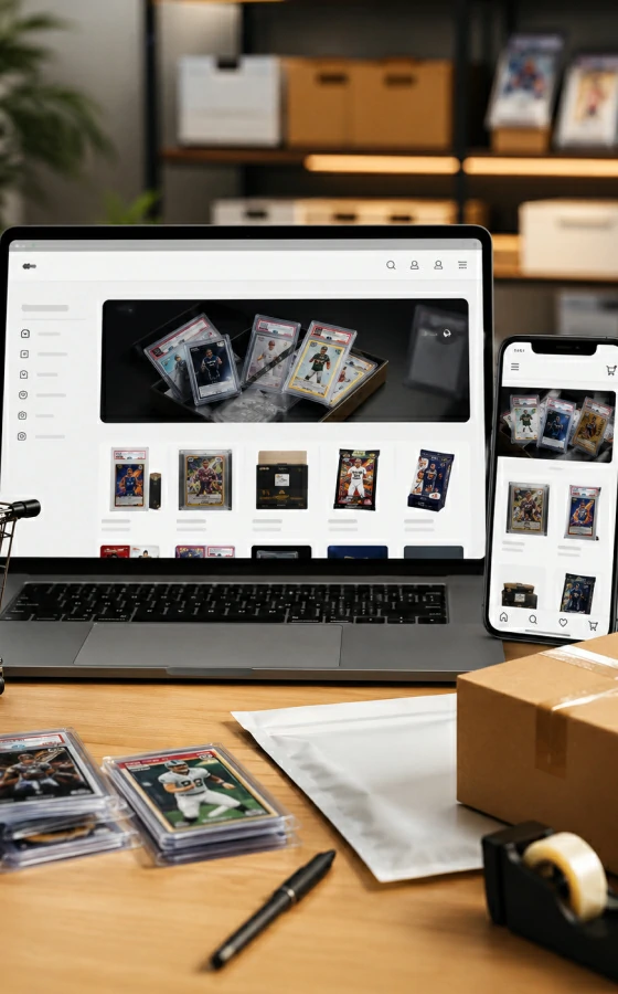 Collector-focused online card sales