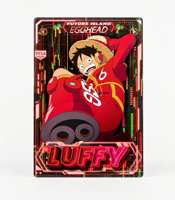 OP17-JP-BOOSTER-BOX-1 Future Island Egghead Luffy Collectible Trading Card - Image 1