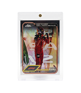 product-2023-topps-chrome-f1-carlos-sainz-singapore-grand-prix-winner-commemorative-card.-picture1 2023 Topps Chrome F1 Carlos Sainz Singapore Grand Prix Winner Commemorative Card. - Image 1